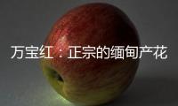万宝红	：正宗的缅甸产花梨木肯定是大果紫檀