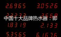 中国十大品牌热水器
：即热生活从优博开始!