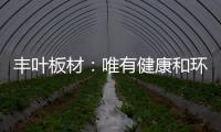 丰叶板材	
：唯有健康和环保不可辜负!